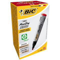 Bic Permanent Markör 2000 12 Li Kırmızı 8209133