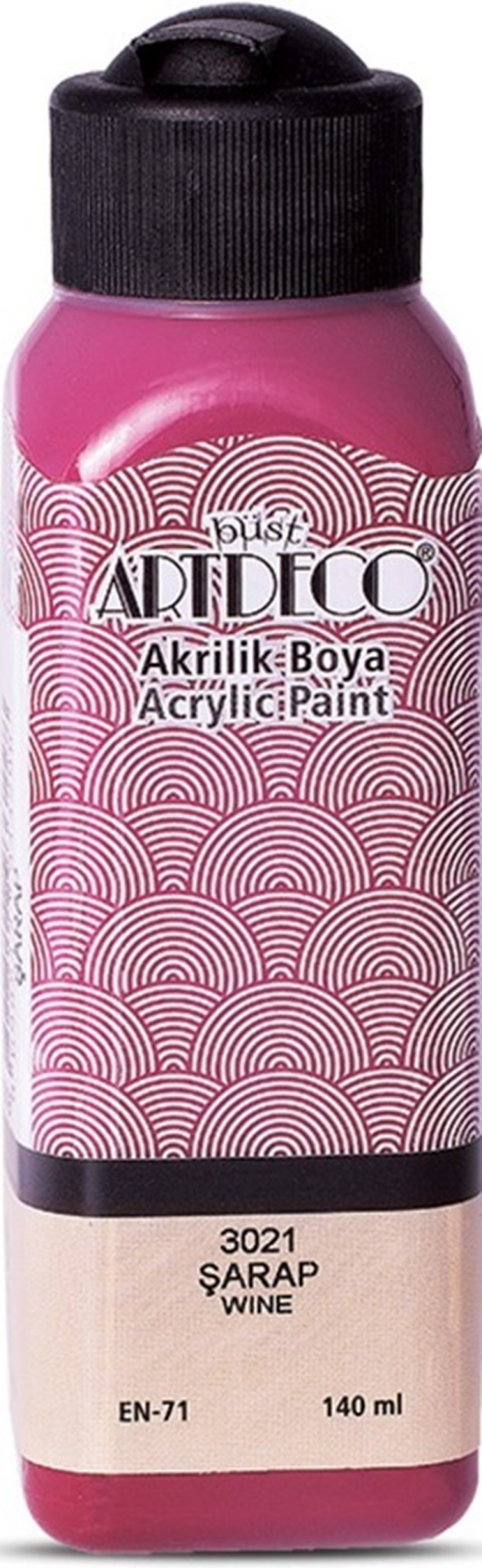 ARTDECO AKRİLİK BOYA 140 ML ŞARAP Y-070R-3021