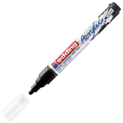 EDDING AKRİLİK MARKÖR ORTA UÇLU E-5100 SİYAH 901