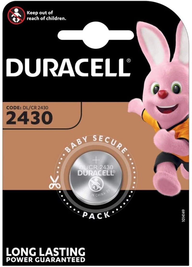 DURACELL PİL DÜĞME 3V TEKLİ 2430