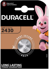 DURACELL PİL DÜĞME 3V TEKLİ 2430