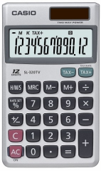 CASIO HESAP MAKİNESİ CEP TİPİ SL-320TV 12 HANE