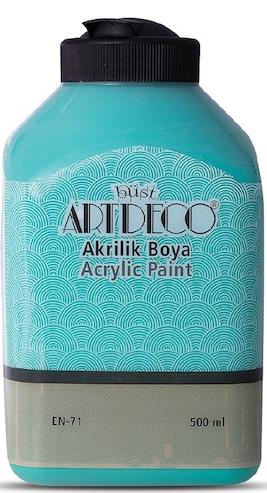 ARTDECO AKRİLİK BOYA 500 ML SU YEŞİLİ Y-070L-3662