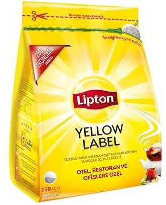 LİPTON DEMLİK POŞET ÇAY 250 Lİ YELLOW LABEL 3.2 GR 67188566-69989567