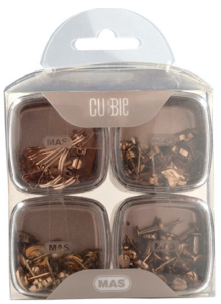 MAS MASA SETİ CUBBIE 4 LÜ PREMIUM ROSE GOLD 1332