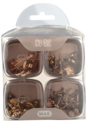 MAS MASA SETİ CUBBIE 4 LÜ PREMIUM ROSE GOLD 1332