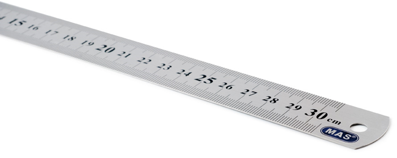 MAS CETVEL 2330 ÇELİK  30 CM