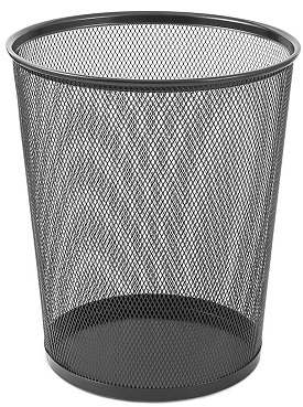 Kraf Çöp Kovası File Siyah 540g