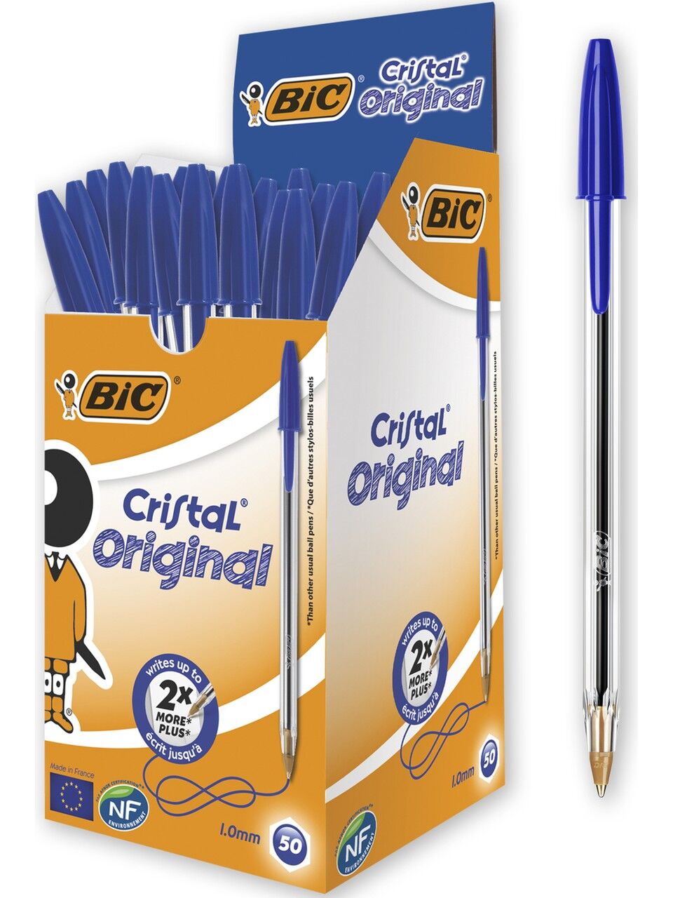 Bic Tükenmez Kalem Cristal Medium Point 50 Li Mavi 847898