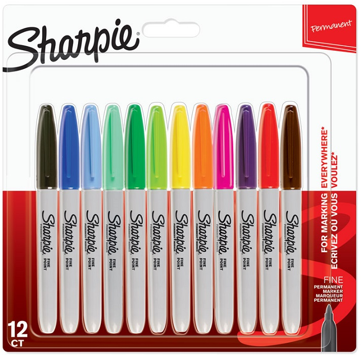 SHARPIE PERMANENT SET FINE 12 Lİ KARIŞIK 2065404