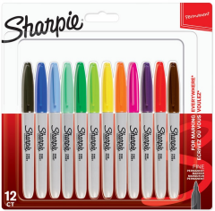 SHARPIE PERMANENT SET FINE 12 Lİ KARIŞIK 2065404