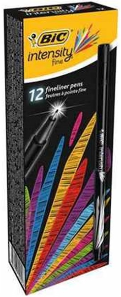 BIC FINELINER INTENSITY 12 Lİ SİYAH 942069