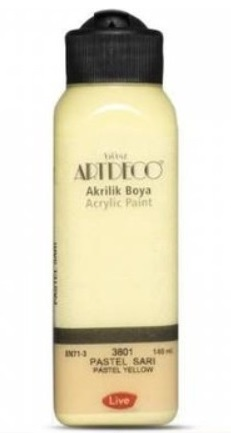 ARTDECO AKRİLİK BOYA PASTEL 140 ML SARI Y-070R-3801