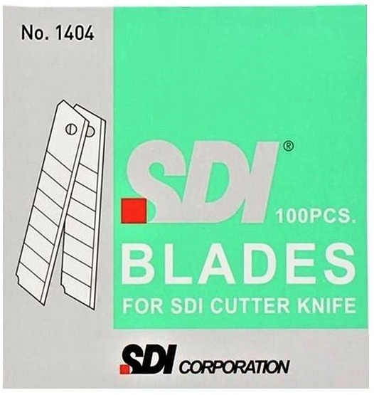 SDI MAKET BIÇAĞI YEDEĞİ GENİŞ 1404 100 LÜ