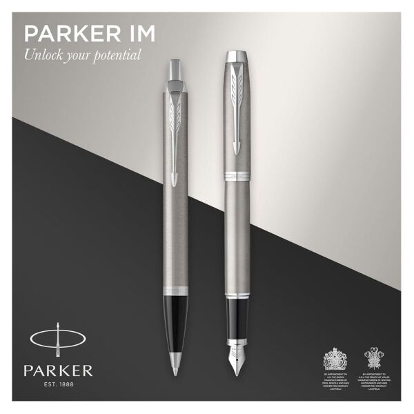 PARKER DOLMA KALEM + TÜKENMEZ KALEM KILIFLI IM SS CT DUO SET 2214458