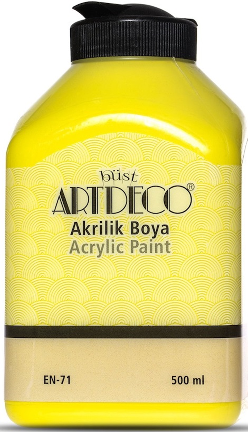 ARTDECO AKRİLİK BOYA 500 ML LİMON SARI Y-070L-3627
