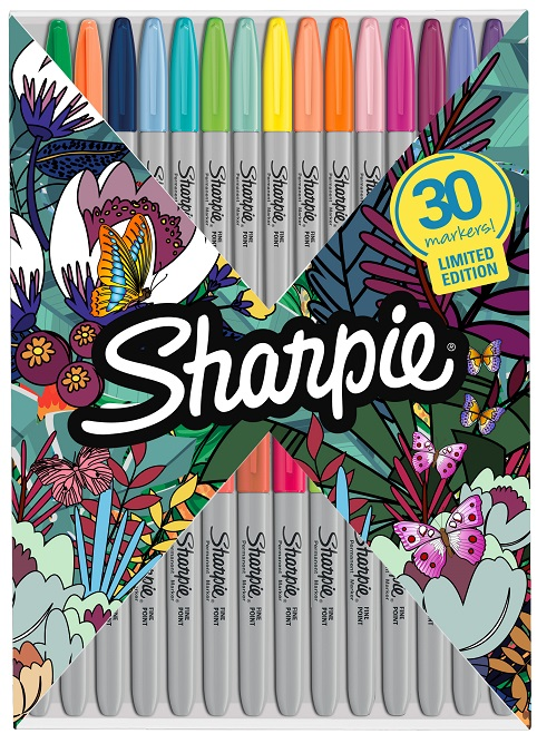 SHARPIE PERMANENT FINE 30 LU SET ZARF 2158181