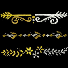 ZIG YAZI SETİ METALİK GOLD&SILVER MS/3VGS 3LÜ