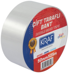 Çift Taraflı Bant 50 Mm X 25 Mt