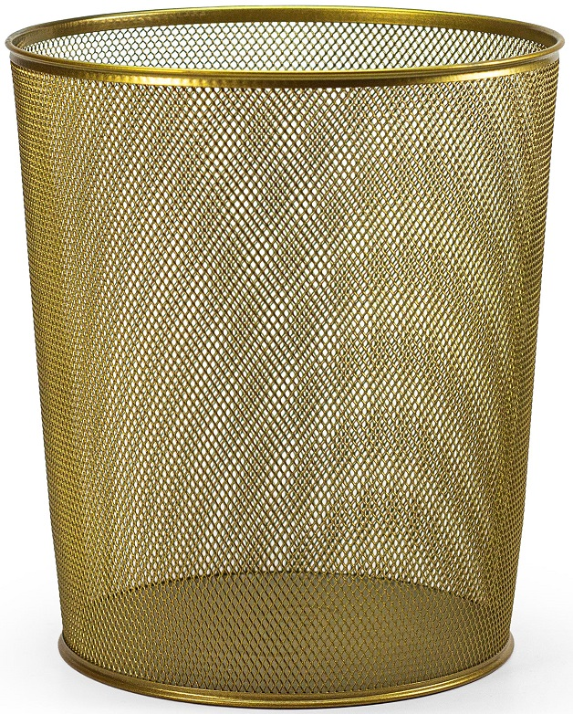 MAS ÇÖP KOVASI METAL TAM DELİKLİ 10 LT GOLD 854