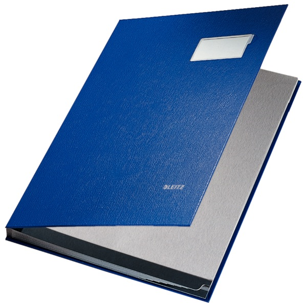 LEITZ İMZA DOSYASI PLASTİK 10 SAYFA L-5701 MAVİ