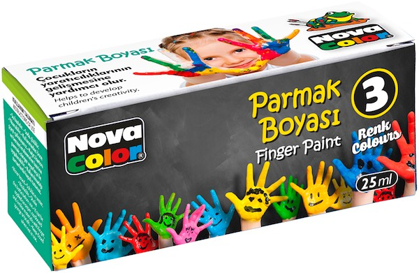 NOVA COLOR PARMAK BOYASI 25 CC 3 LÜ NC-137