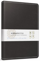 GIPTA DEFTER SUNDAY NOTES 17x24 İP DİKİŞ DERİ KAPAK 140 YP. DÜZ 6127