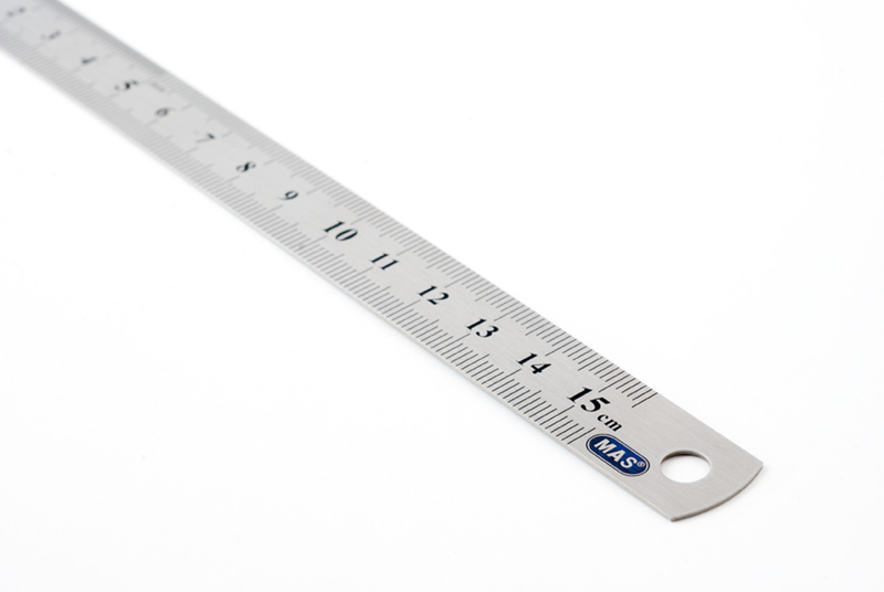 MAS CETVEL 2328 ÇELİK  15 CM