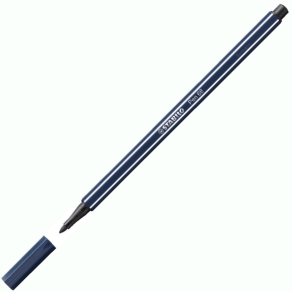 STABILO KEÇELİ KALEM PEN 68 MAVİ SİYAH 68/98