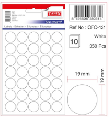 TANEX OFİS ETİKETİ OFC-131 BEYAZ