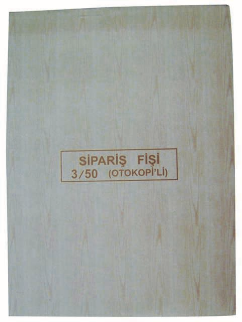 DİLMAN SİPARİŞ FİŞİ 3/50 2 NÜSHA 4207