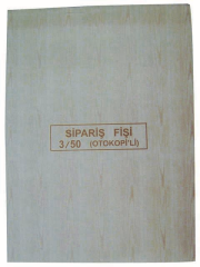 DİLMAN SİPARİŞ FİŞİ 3/50 2 NÜSHA 4207