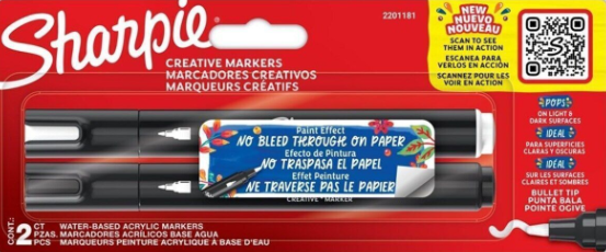SHARPIE CREATIVE AKRİLİK MARKÖR SET 2 Lİ 2201181