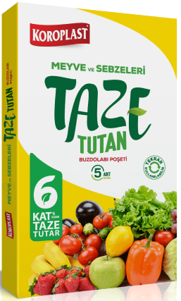 KOROPLAST TAZE TUTAN BUZDOLABI POŞETİ 5 Lİ