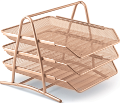 MAS EVRAK RAFI PERFORELİ 3 LÜ 523 ROSE GOLD