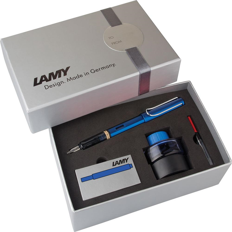 LAMY DOLMA KALEM SETİ AL-STAR KOYU MAVİ M UÇ 28DS-M