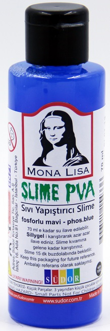 SÜDOR SLIME 70 ML FOSFORLU MAVİ SL01-13