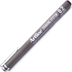 ARTLINE ÇİZİM KALEMİ DRAWING SYSTEM 232 0.2 SİYAH A-EK-232 BLACK