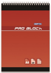 GIPTA BLOKNOT PROBLOK A4 SPİRALLİ KARTON KAPAK 40 YP. KARELİ 1398