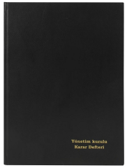 DİLMAN YÖNETİM KURUL KARAR DEFTERİ CİLTLİ 22.5x32  96 YP NUMARALI 5372