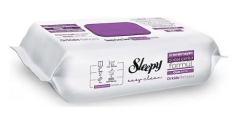 SLEEPY EASY CLEAN YÜZEY TEMİZLİK HAVLUSU 100 LÜ ORKİDE BAHÇESİ (MOR)
