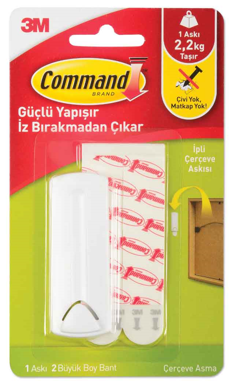 3M COMMAND ASKI ARKASI İPLİ ÇERÇEVELER İÇİN 17041