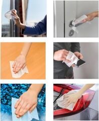 SLEEPY EASY CLEAN YÜZEY TEMİZLİK HAVLUSU 100 LÜ ORKİDE BAHÇESİ (MOR)