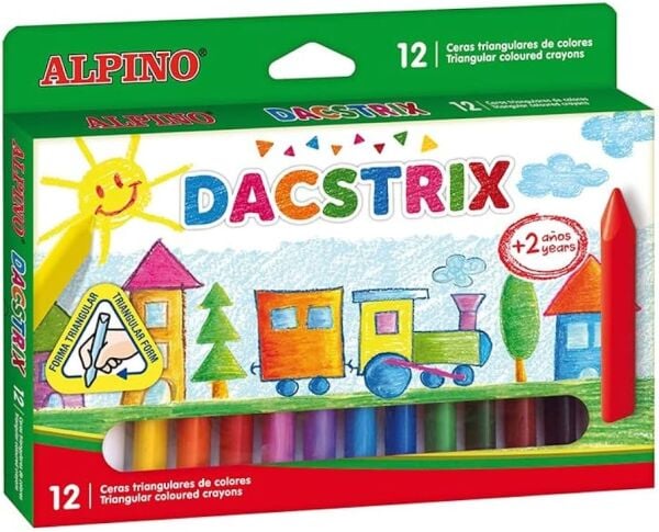 ALPINO DA-125  DACSTRIK ÜÇGEN MUM BOYA 12'Lİ KUTU 1/24 ALP-DA-125