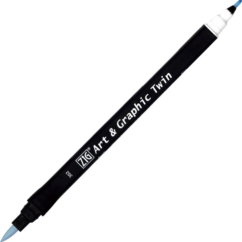ZIG ART&GRAPHIC TWIN TUT-80 302 HAZE BLUE