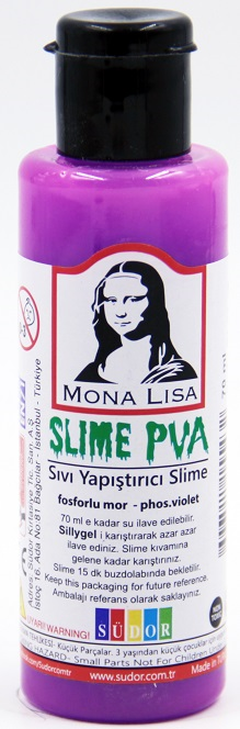 SÜDOR SLIME 70 ML FOSFORLU MOR SL01-16