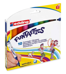 EDDING KEÇELİ KALEM FUNTASTICS E-14 KALIN 10 LU ED14K1099
