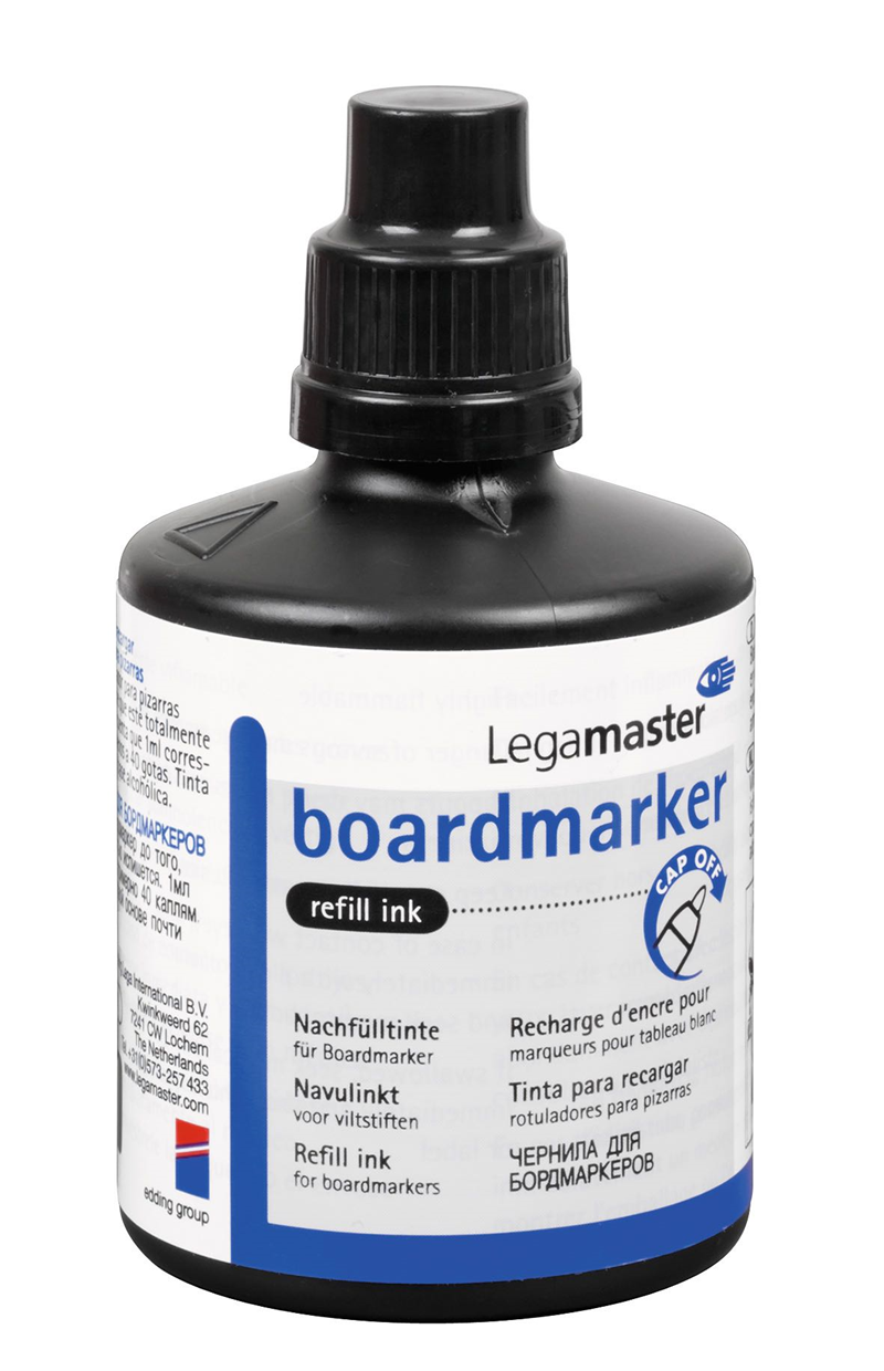 LEGAMASTER BEYAZ TAHTA MÜREKKEBİ 100 ML. LM-1199 SİYAH