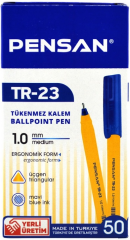 PENSAN TÜKENMEZ KALEM ÜÇGEN 1.0 TR-23 MAVİ