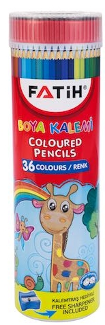FATİH KURU BOYA 36 RENK TÜP TAM BOY 33190